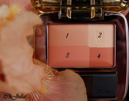 Peach-coral fardul de guerlain blush 4 eclats отзывы