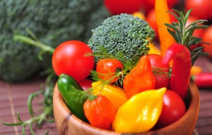 Utilizarea legumelor și fructelor - 7 grupe de culori