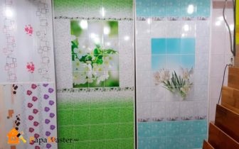 Materiale populare pentru decorarea pereților în baie, tatăl maestru!