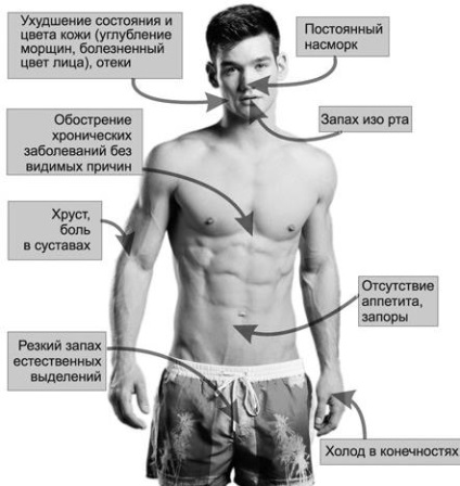 A toxinok felhalmozódásának okai a szervezetben