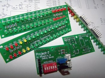 Project-007 Indicator de nivel de lumină 2 x 16 cu radiație beta cu moduri de captare de vârf