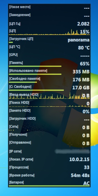 Monitor de sistem simplu și informativ - monitor de sistem moo0