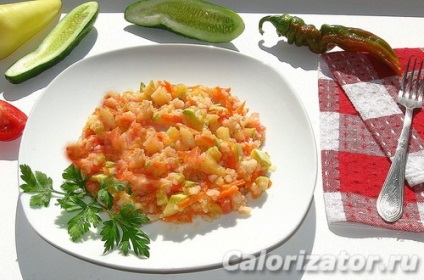 Ragout de legume cu orez - conținut caloric, compoziție, descriere
