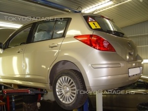 Repararea șasiuului (suspensiei auto) nissan tiida