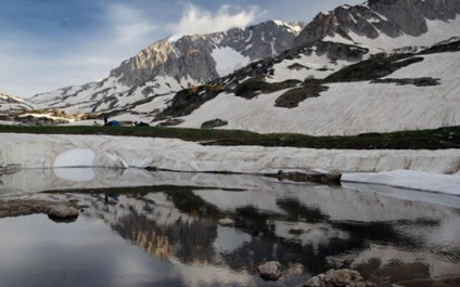 Pescuitul în zona Apsheron, cer