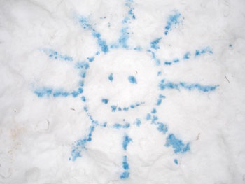 Desene în zăpadă