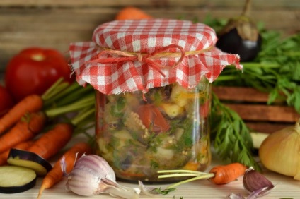 Salata de vinete pentru iarnă fără sterilizare