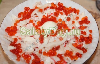 Saláta tengeri gyöngy - csodálatos dekorációs recept fotókkal és videókkal