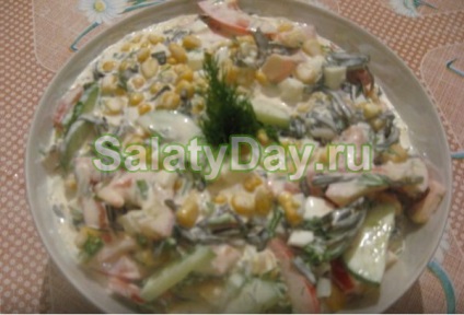 Salata de mare perla - o reteta magnifica de decorare cu fotografii si clipuri video