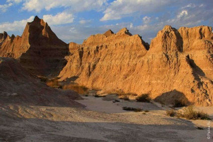 Teritoriul de Nord în Parcul Național Badlands din Statele Unite