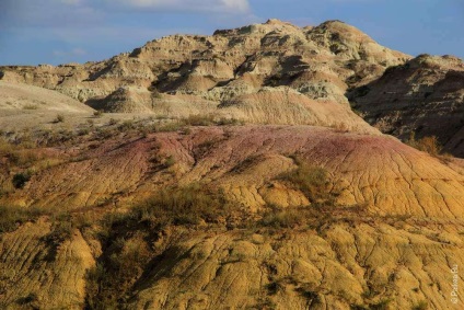 Teritoriul de Nord în Parcul Național Badlands din Statele Unite