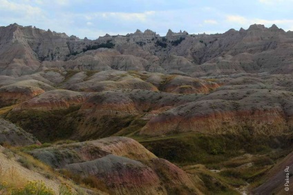 Teritoriul de Nord în Parcul Național Badlands din Statele Unite