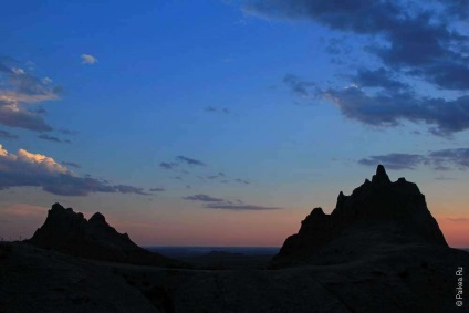 Teritoriul de Nord în Parcul Național Badlands din Statele Unite