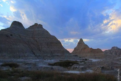 Teritoriul de Nord în Parcul Național Badlands din Statele Unite