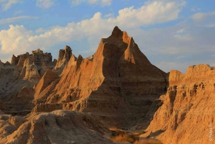 Teritoriul de Nord în Parcul Național Badlands din Statele Unite