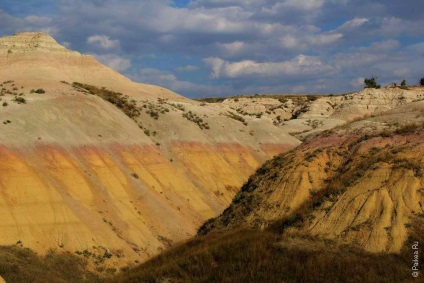 Teritoriul de Nord în Parcul Național Badlands din Statele Unite