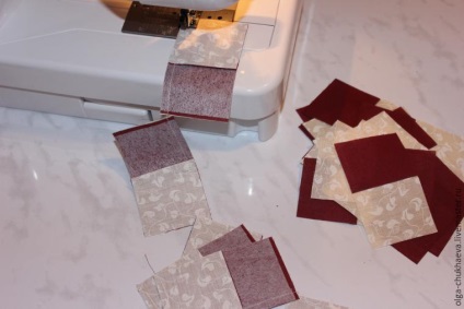 Bargello-technikában bébi patchworkot varrunk