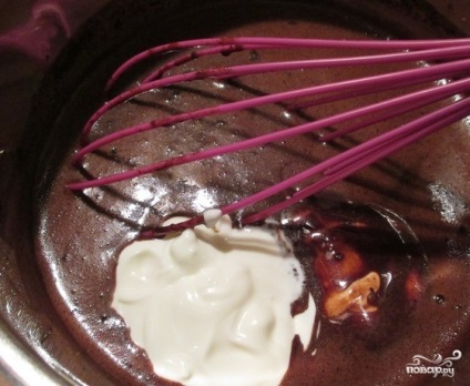 Pastă de ciocolată la domiciliu cu fotografie