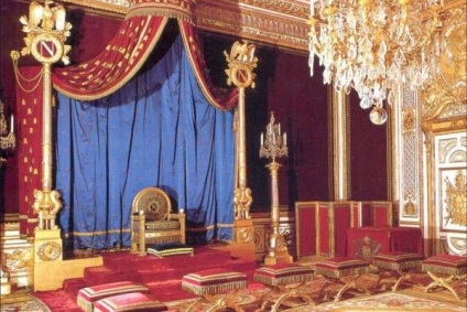 Perdele în stil Empire - stil Napoleon - interior de artă