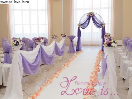 Liliac decorare nunta de ieșire și sala de banchet