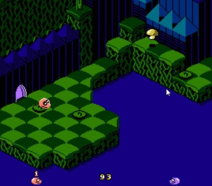 Töltsd le az ingyenes kúszó féreg játékot kígyó rattle n roll, emulátor dandy (nintendo, dendy, nes),