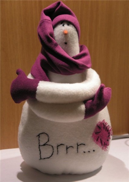 Om de zăpadă brrr (model, clasă de master)