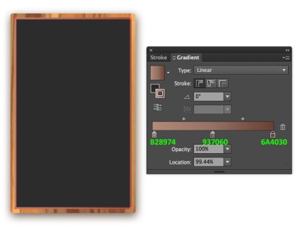 Hozzon létre egy menüt írt krémet egy táblán az Adobe Illustrator programban