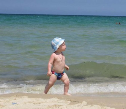 A gyermek a strandon, kerkinitida evpatoria története az ókortól, a mi napjaink pihenéséhez és kezeléséhez