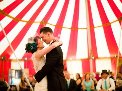 Nunta în stilul vechiului circ - inspirația nunții