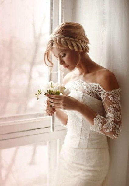 Coafuri de nunta cu panglici sunt incomparabile si elegante!