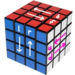 Schema de asamblare a unui cub Rubik's 4x4