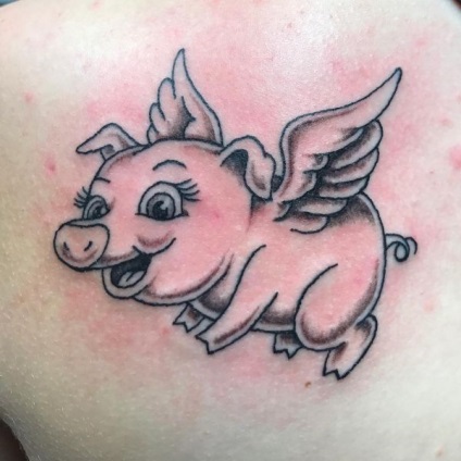 Semn tatuaj de porc, tatuaje foto, schițe