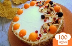 Cake - egy göndör fejű férfi - lépésről-lépésre recept egy fotóval - egy sütőbe