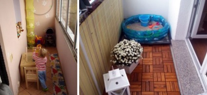 Trei soluții pentru colțul copiilor pe balcon, http