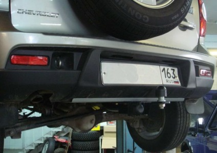 Instalarea pe bara de remorcare diferențele Chevrolet Niva la dispozitive priors vagon, foto și video