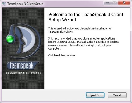 Instalarea și configurarea clientului pentru chat vocal teamspeak3, snap site clan, warface, site clan