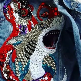 Broderie jeans jacket (@ karina_bro) - ligaviewer cel mai bun serviciu pentru vizualizarea instagram