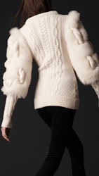 Tricot aran pulover a la burberry prorsum 2011 - pulovere și pulovere - modele de tricotat - autorul