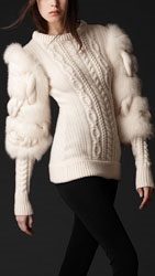 Tricot aran pulover a la burberry prorsum 2011 - pulovere și pulovere - modele de tricotat - autorul