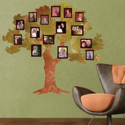 13 Ideile unui arbore genealogic într-un interior - revista