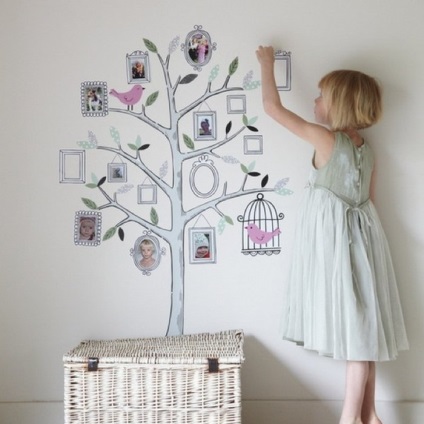 13 A családi fa ötlete egy belső magazinban