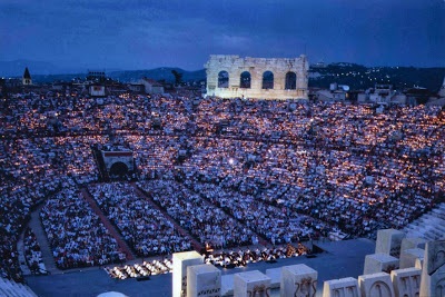 Arena di Verona este o structură uimitoare! video