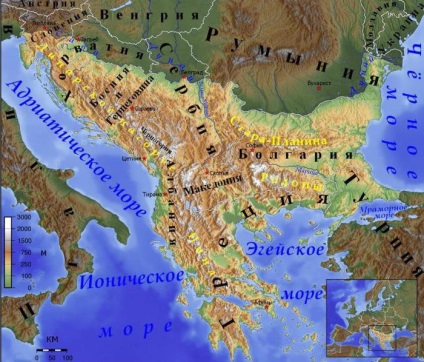 Balkán hegység teljes jellemzői