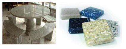 Producția de produse din piatră lichidă