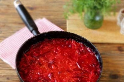 Borsch cu tocană, stăpân de rețete