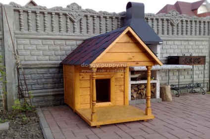 Booth pentru un câine cu propriile mâini cum să facă