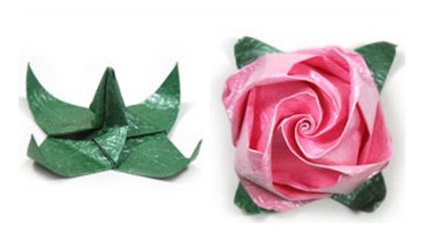 Seagull a rózsa origami