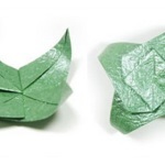 Pescărușul pentru origami trandafir