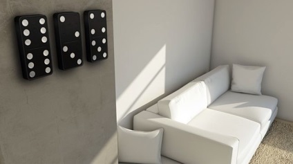 Ceas digital Domino și realizat de mâini proprii