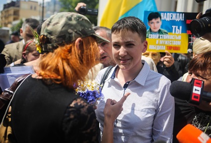 Mi szórta Savchenko az első munkanapon a legfelsőbb bíróság Ukrajna korábbi Szovjetunió